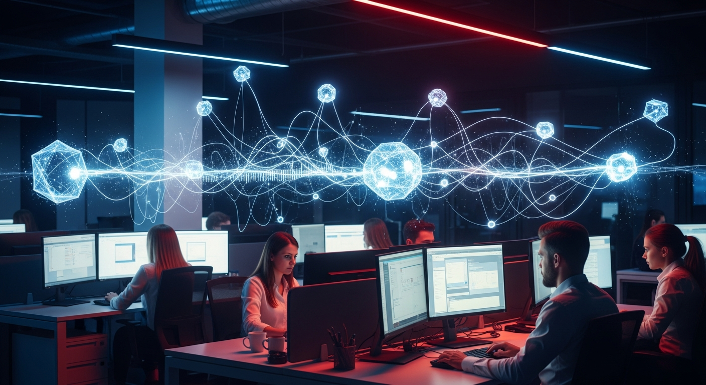 IT professionals and an AI search network connecting technology companies