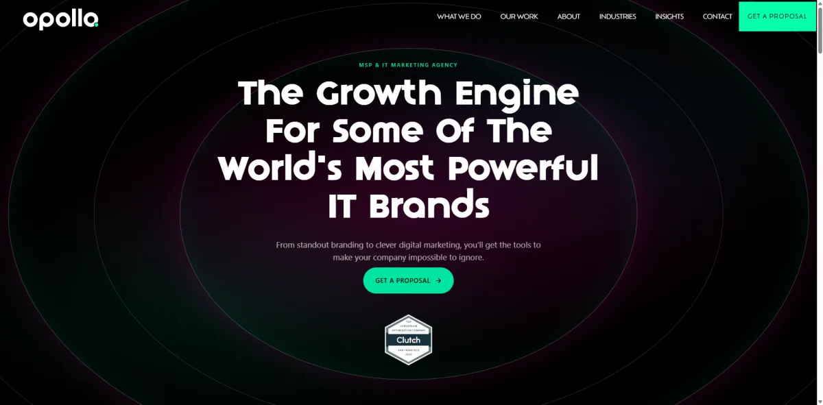 Opollo early GEO adopter homepage - San Francisco